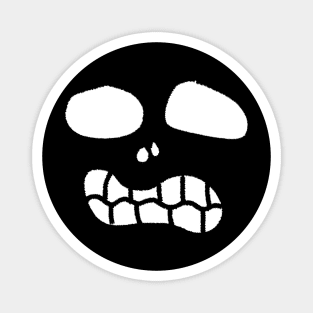 Skull - Halloween Face Magnet